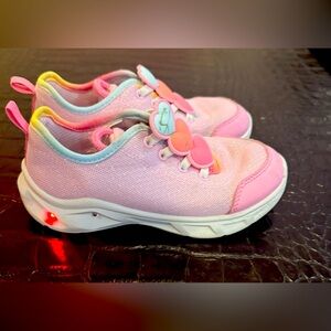 Light up sneakers with hearts